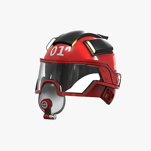 3D model rescue helmet