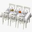 3D model ikea table dining set