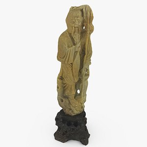 scan chinese fisherman 3d model