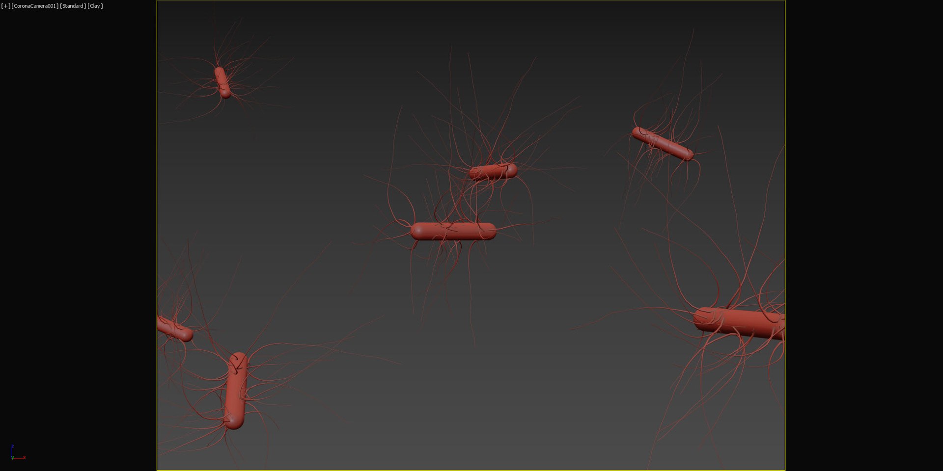 3D Escherichia Coli Bacteria Virus - TurboSquid 1510388