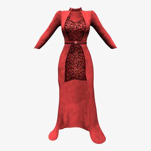 Overdress Gown with Belt