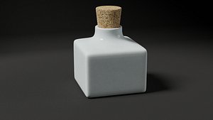 porcelain ink bottle 3D model