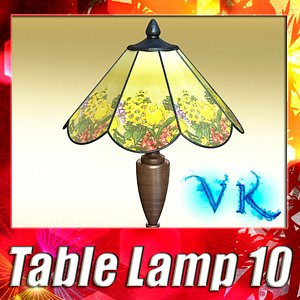 modern table lamp 10 3ds