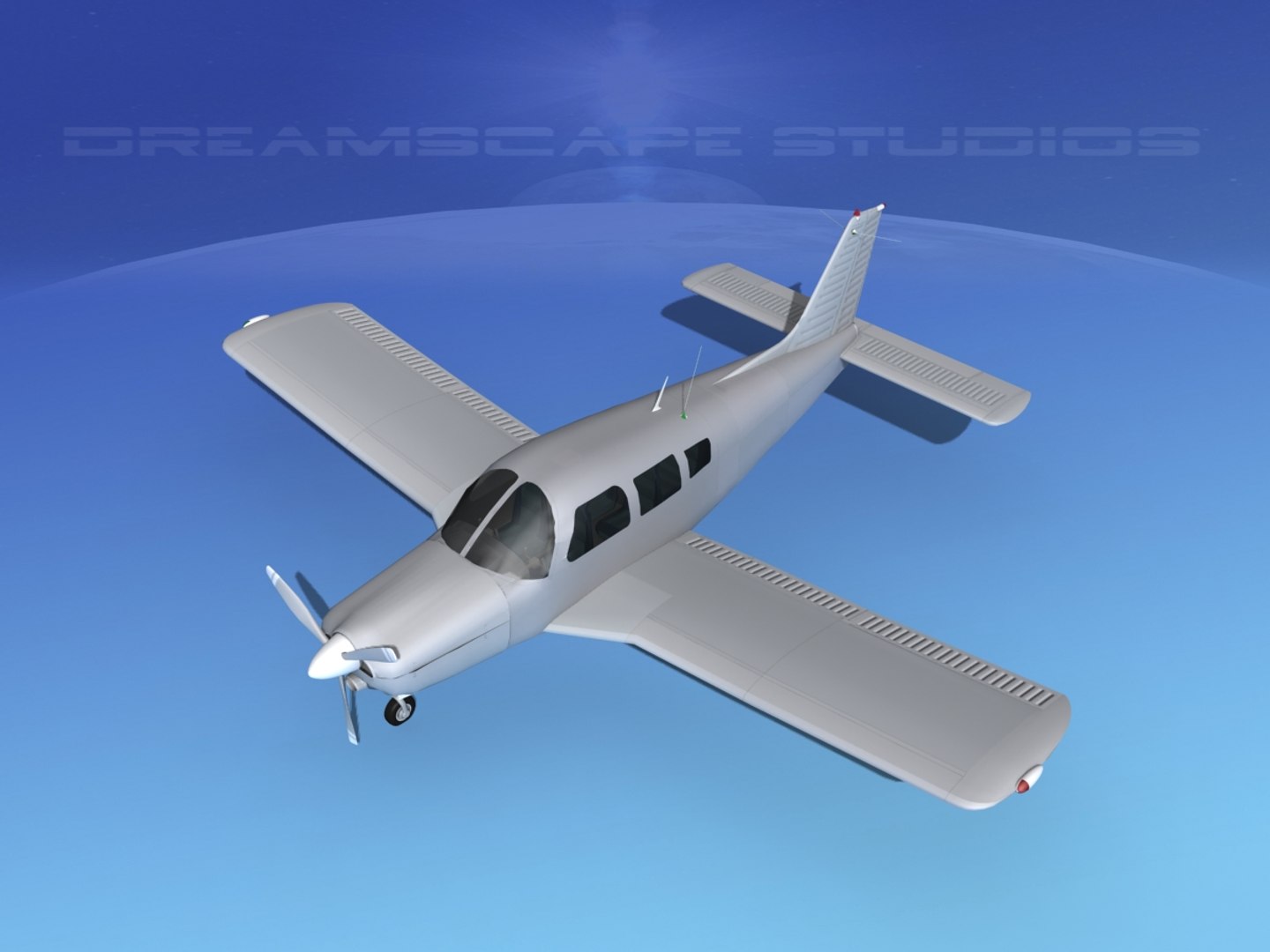 3d Propeller Bare Metal Piper