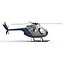 police helicopters rigged model