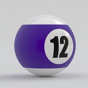 Pool Snooker Ball 12