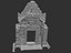 3D model Gate Red Temple  16K