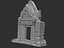 3D model Gate Red Temple  16K