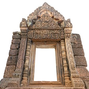 3D model Gate Red Temple  16K
