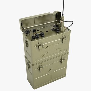 military radio scr-300 3D