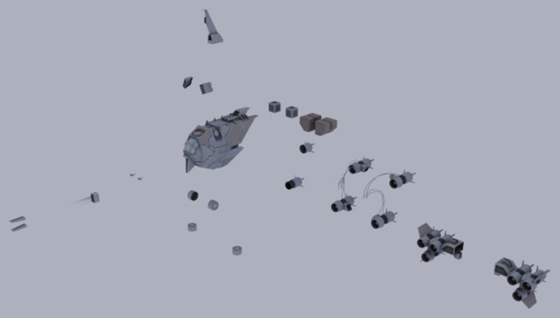 Vandal Modular Fighter 3d 3ds