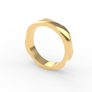 3D minimalist bolt ring