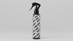 3D Spray bottle 120 ml model