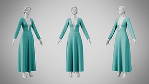 Dress 35 Dark Cyan