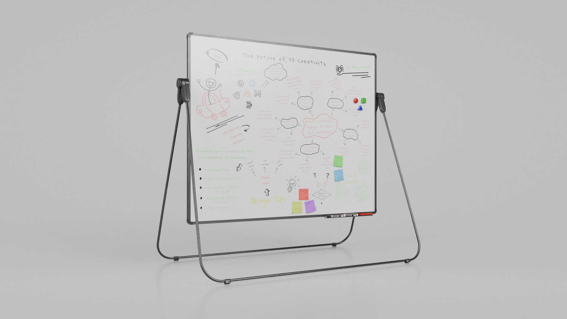 Customizable U-Stand Whiteboard Rectangular Writing Board 3D https://p.turbosquid.com/ts-thumb/in/RGUt5T/jz/ds_ustand_rect_whiteboard/png/1748124866/1920x1080/turn_fit_q99/f5eeabf57b5811031b0634ea2cf5737be9994ec4/ds_ustand_rect_whiteboard-1.jpg