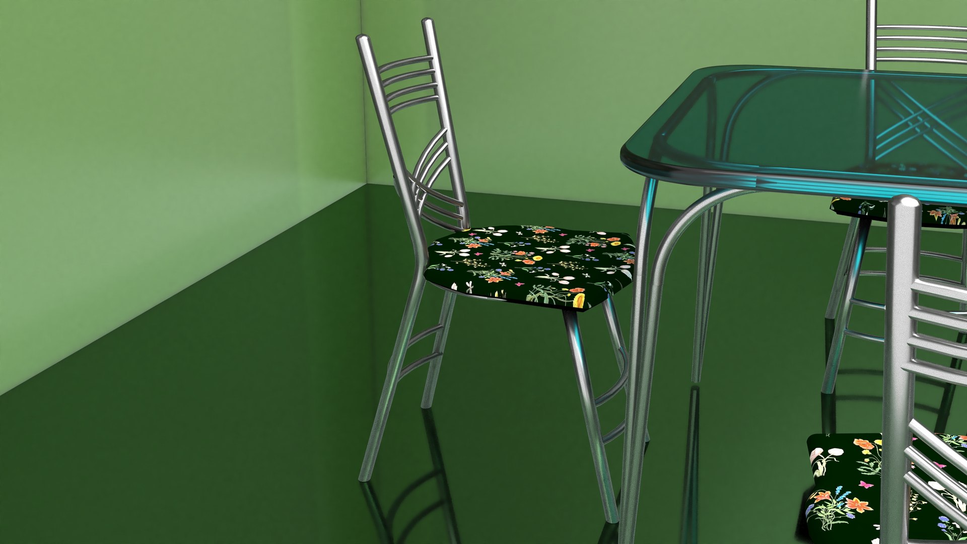 Cafe Table And Chairs 3D Model TurboSquid 2082236