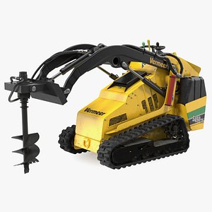 Vermeer S450TX Skid Steer with Auger Drill Dirty Rigged