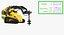 Vermeer S450TX Skid Steer con taladro de barreno sucio Aparejado
