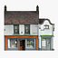 English Village Corner Brick House 3 Londra