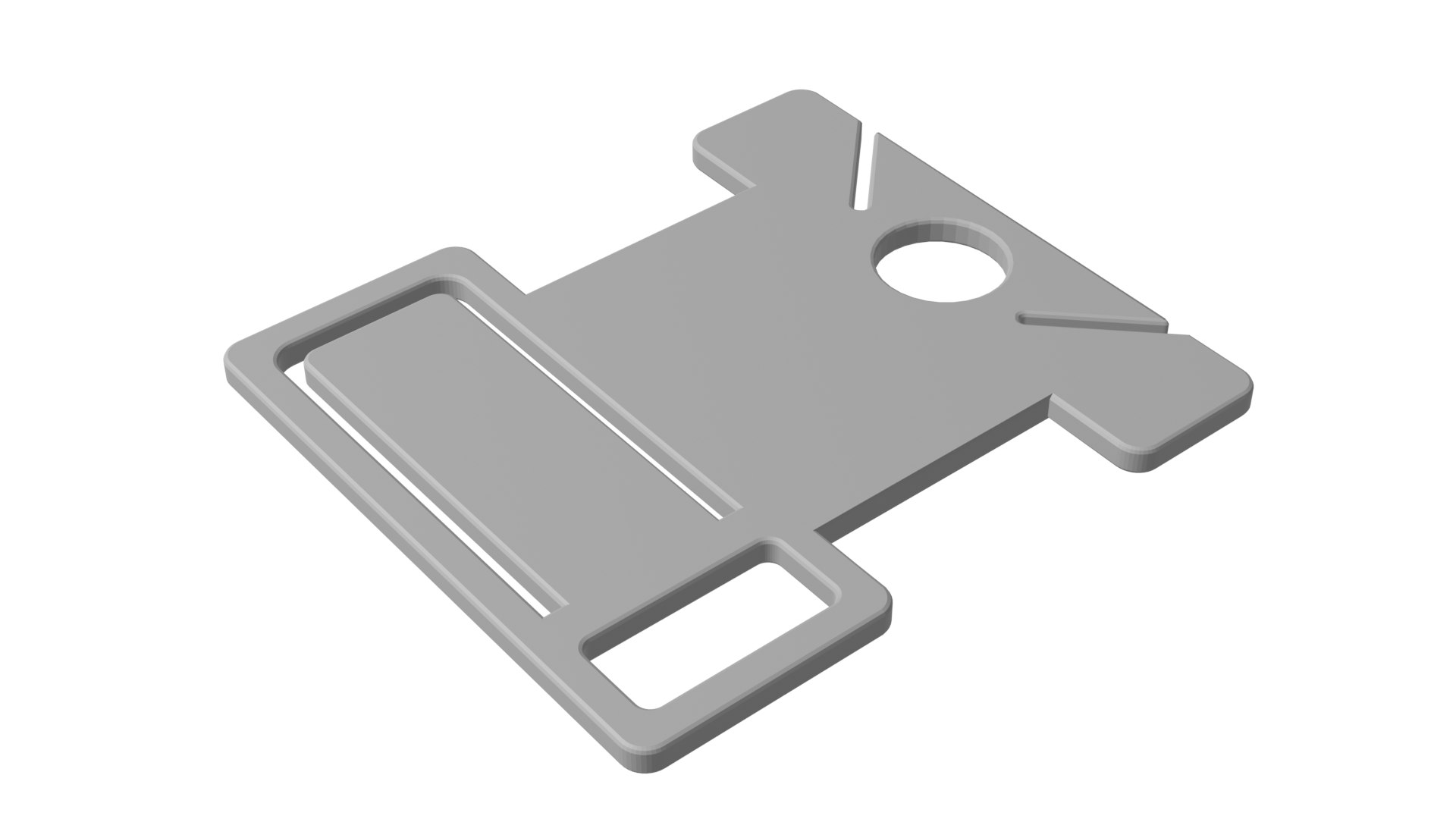 3D Model Bobbin Drop With Label Tag Slot - TurboSquid 2242249