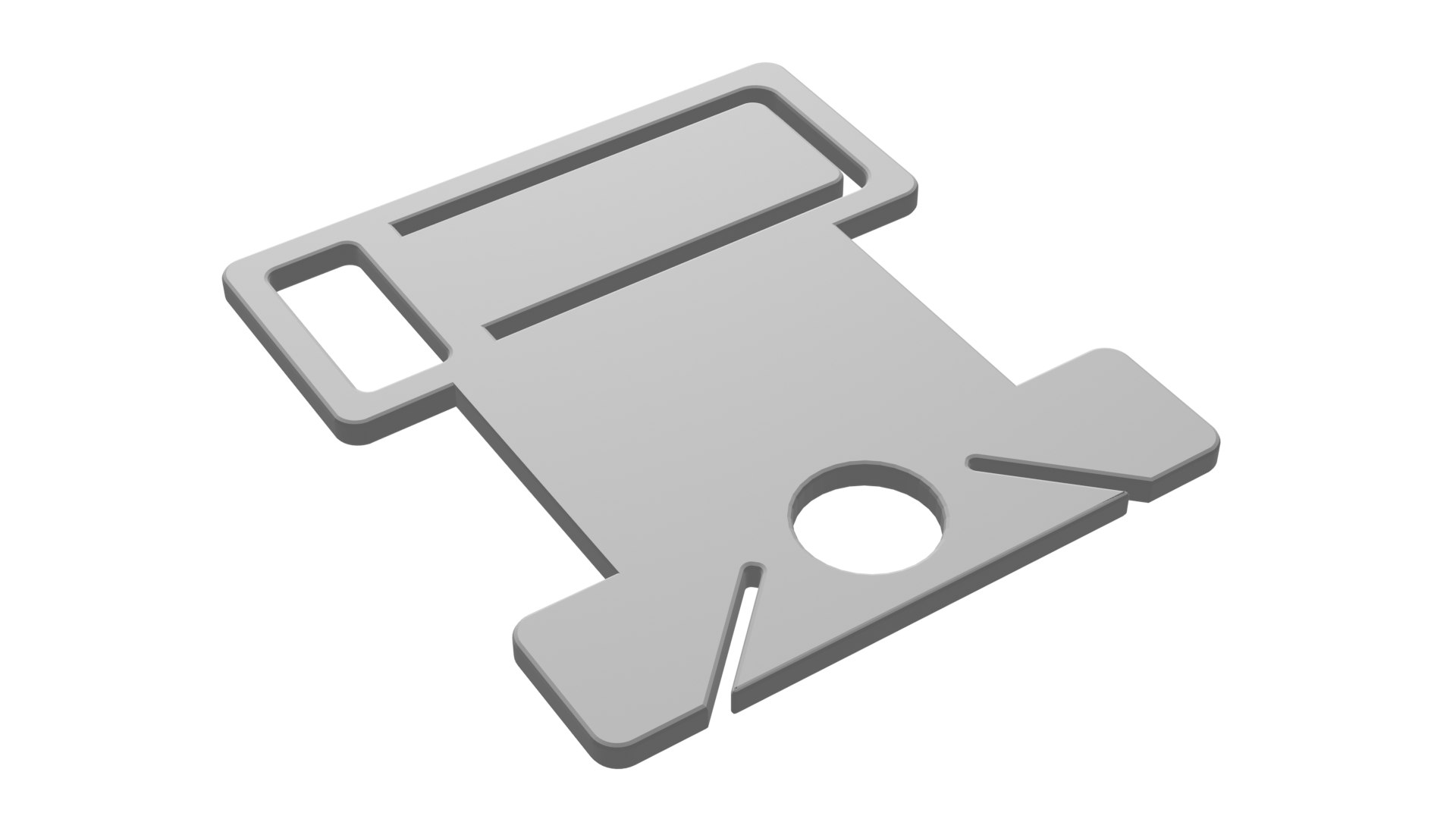 3D Model Bobbin Drop With Label Tag Slot - TurboSquid 2242249