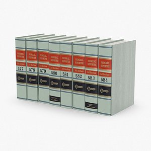3D law-books---set-2