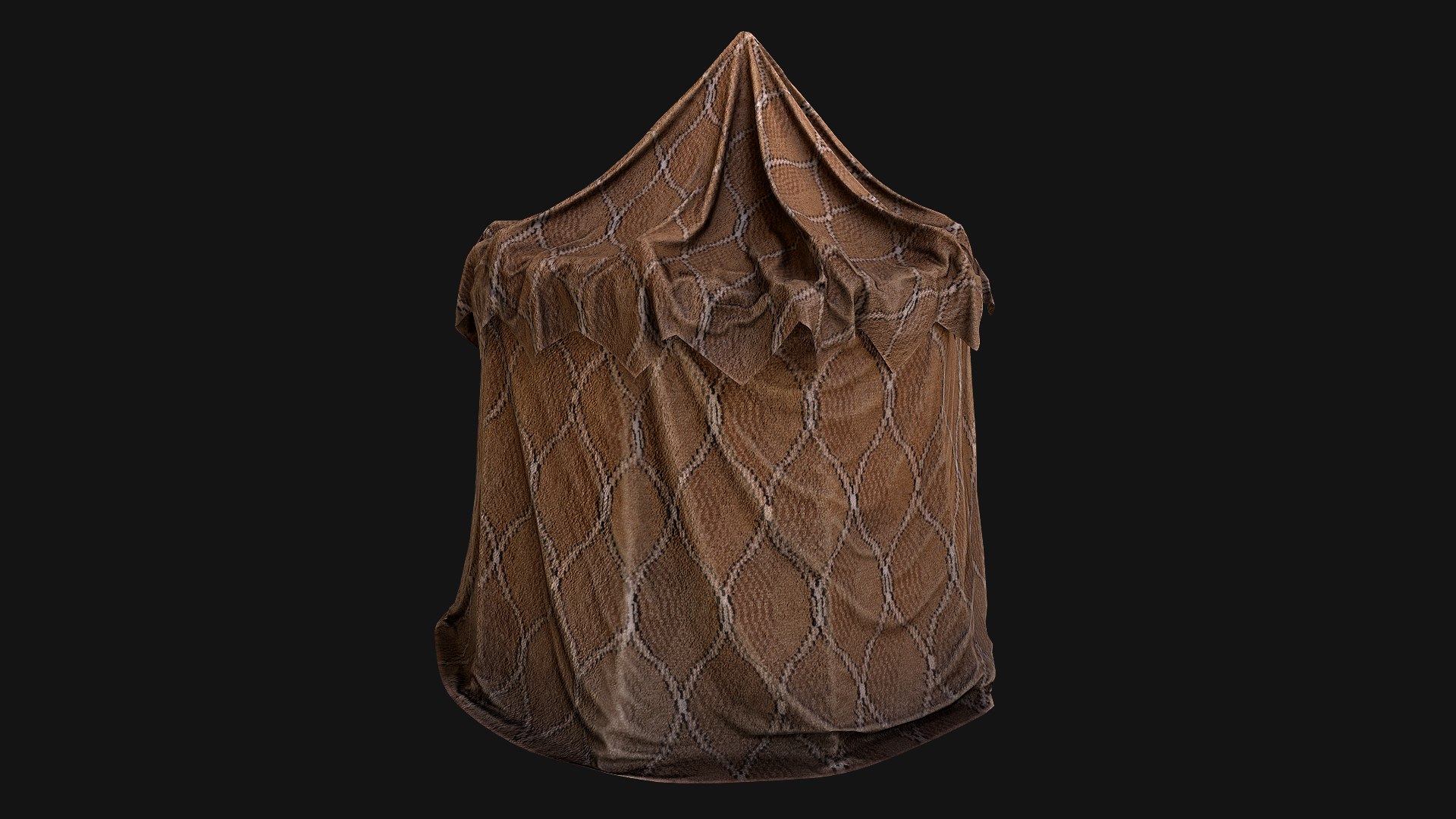 Market Stalls Cylindrical Tent 3D - TurboSquid 1899364