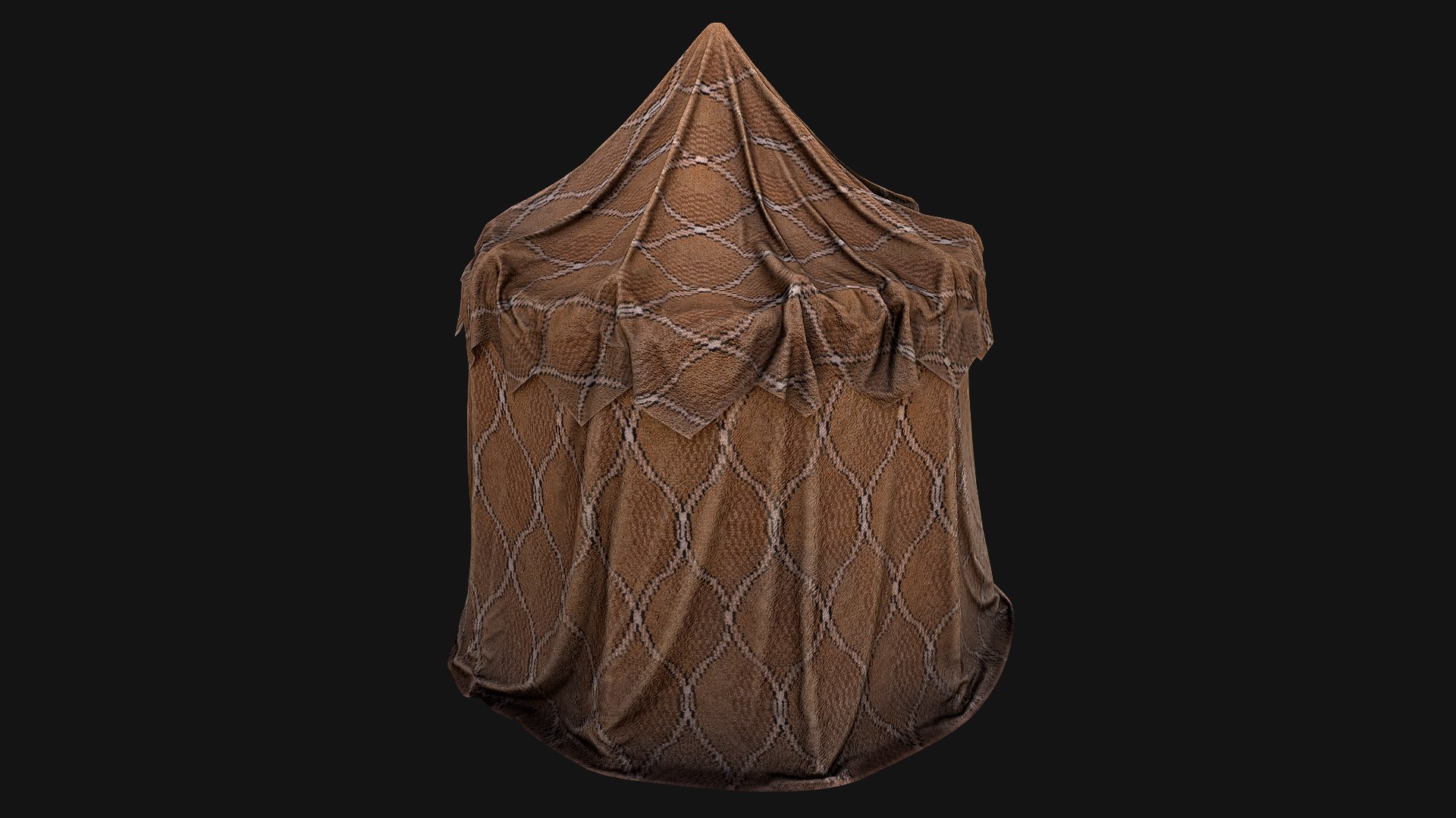 Market Stalls Cylindrical Tent 3D - TurboSquid 1899364