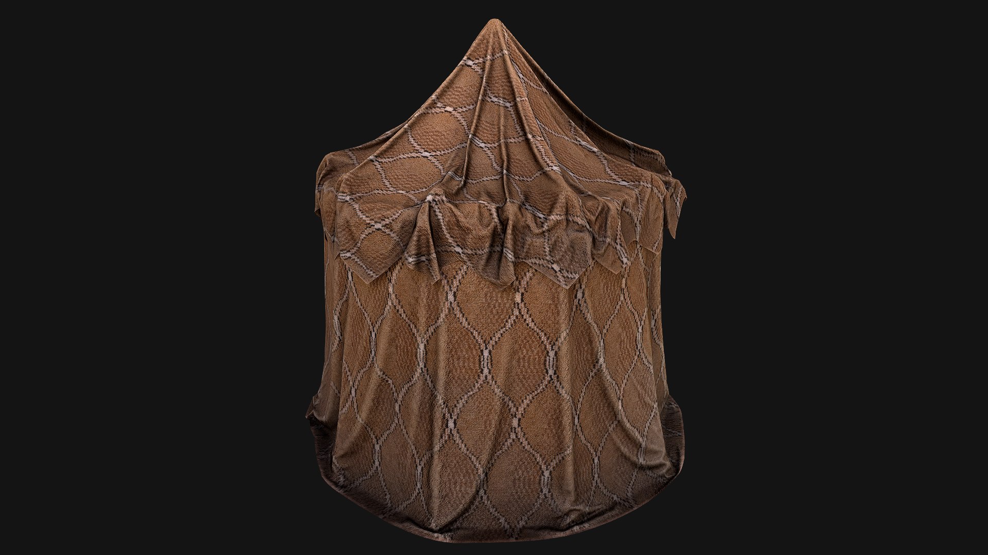Market Stalls Cylindrical Tent 3D - TurboSquid 1899364