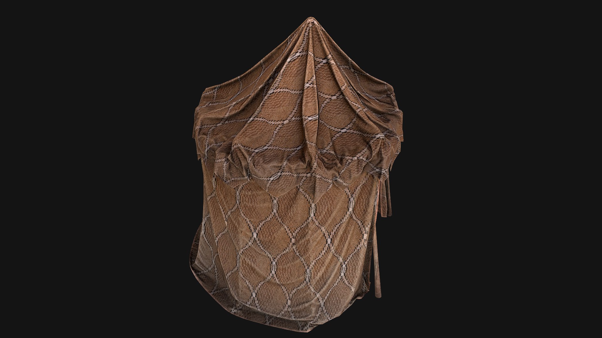 Market Stalls Cylindrical Tent 3D - TurboSquid 1899364