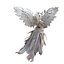 Christmas Angel Archer Statue - Golden  White Holiday Decoration