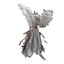 Christmas Angel Archer Statue - Golden  White Holiday Decoration