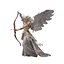 Christmas Angel Archer Statue - Golden  White Holiday Decoration