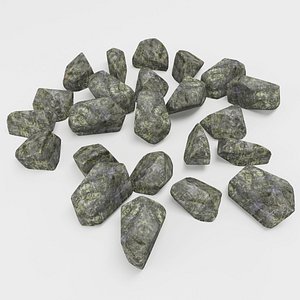 3d stone rock
