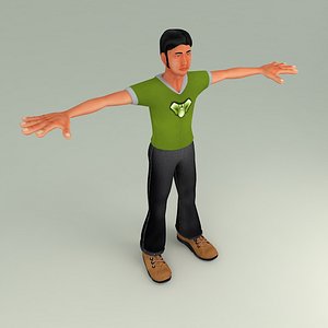 3D deep character model