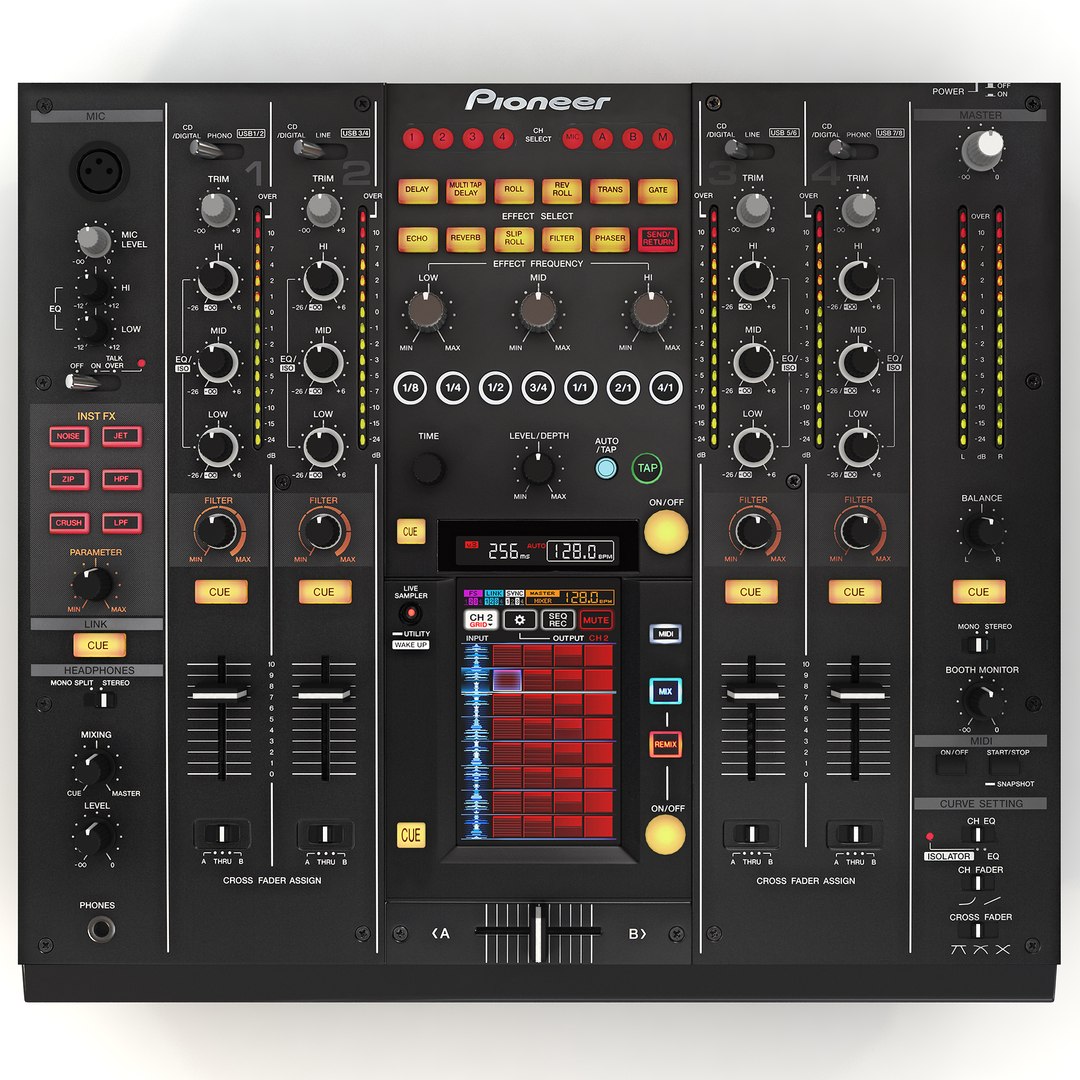 Pioneer Djm2000 Nexus Mixer 3d Max