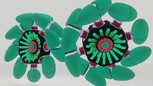 Scientific Device Low-poly 3D model 3D model