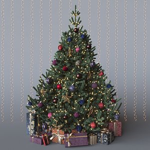 merry christmas tree model