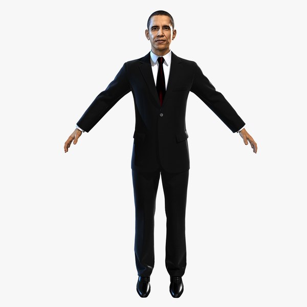 barack obama 3d max