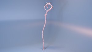 magic stick for printing and game 3D model