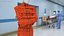 Straitjacket Patient Mannequin Orange