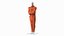 Straitjacket Patient Mannequin Orange