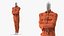 Straitjacket Patient Mannequin Orange