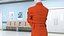 Straitjacket Patient Mannequin Orange