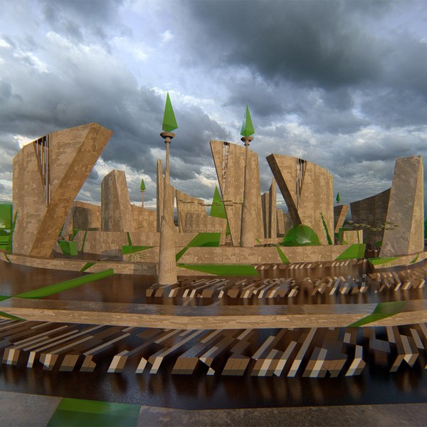 sketchup虚拟模型