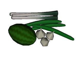 produce leek watermelon 3ds free