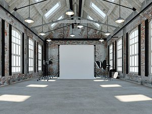 3D Loft Photo Studio model