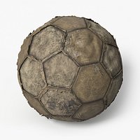 Soccer Ball Old Torn