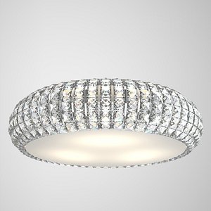 crystal light house home architecture 3D model