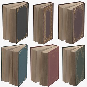 Classic Books Standing Open